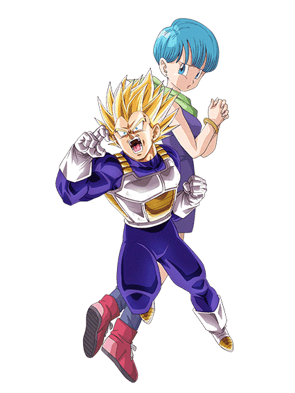 Furious Transformation Super Saiyan 2 Vegeta Bulma