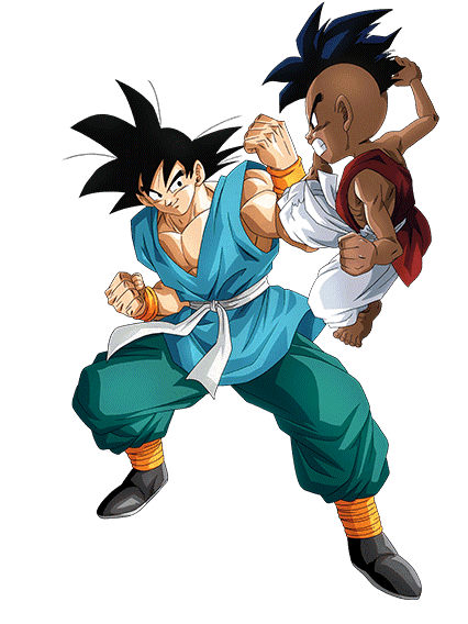 son goku and uub (dragon ball and 1 more) drawn by kakeru_(