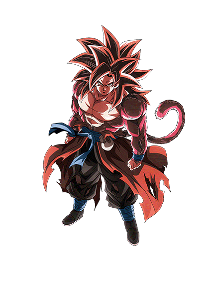 Blazing Crimson Power-Up Super Full Power Saiyan 4 Limit Breaker Goku (Xeno)