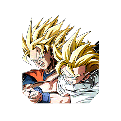 Universe-Shaking Strike Super Saiyan Goku & Super Saiyan Gohan (Youth)
